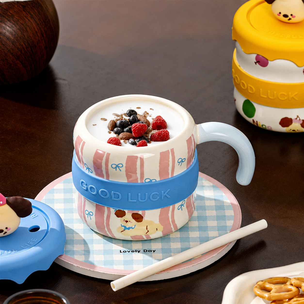 Cute Pet Straw Cup