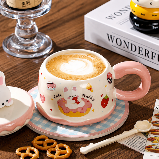 Cute Ceramic Mug Gift Set