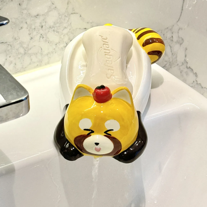 Raccoon Ceramic Soap Dish