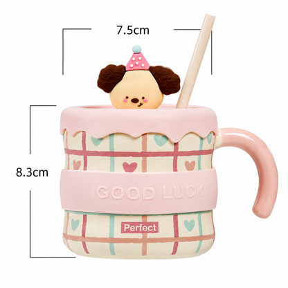 Cute Pet Straw Cup