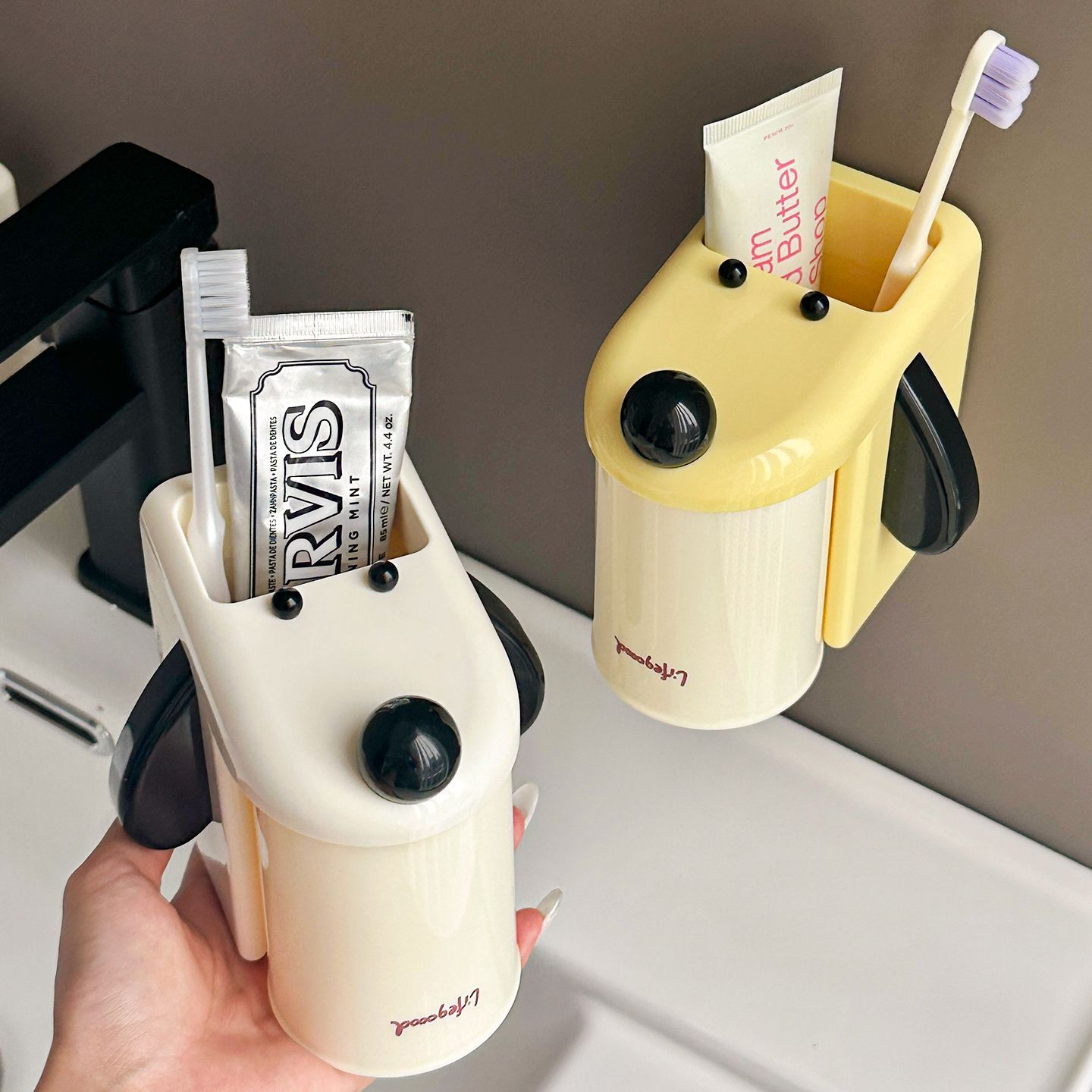 Cartoon Toothbrush Cup Holder