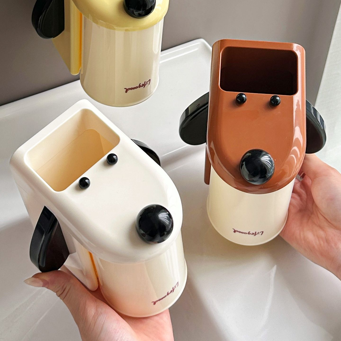 Cartoon Toothbrush Cup Holder