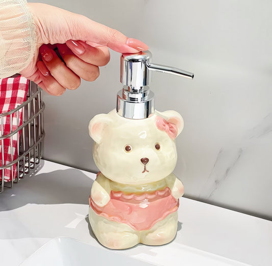 Butter Bear Ceramic Dispenser Bottle