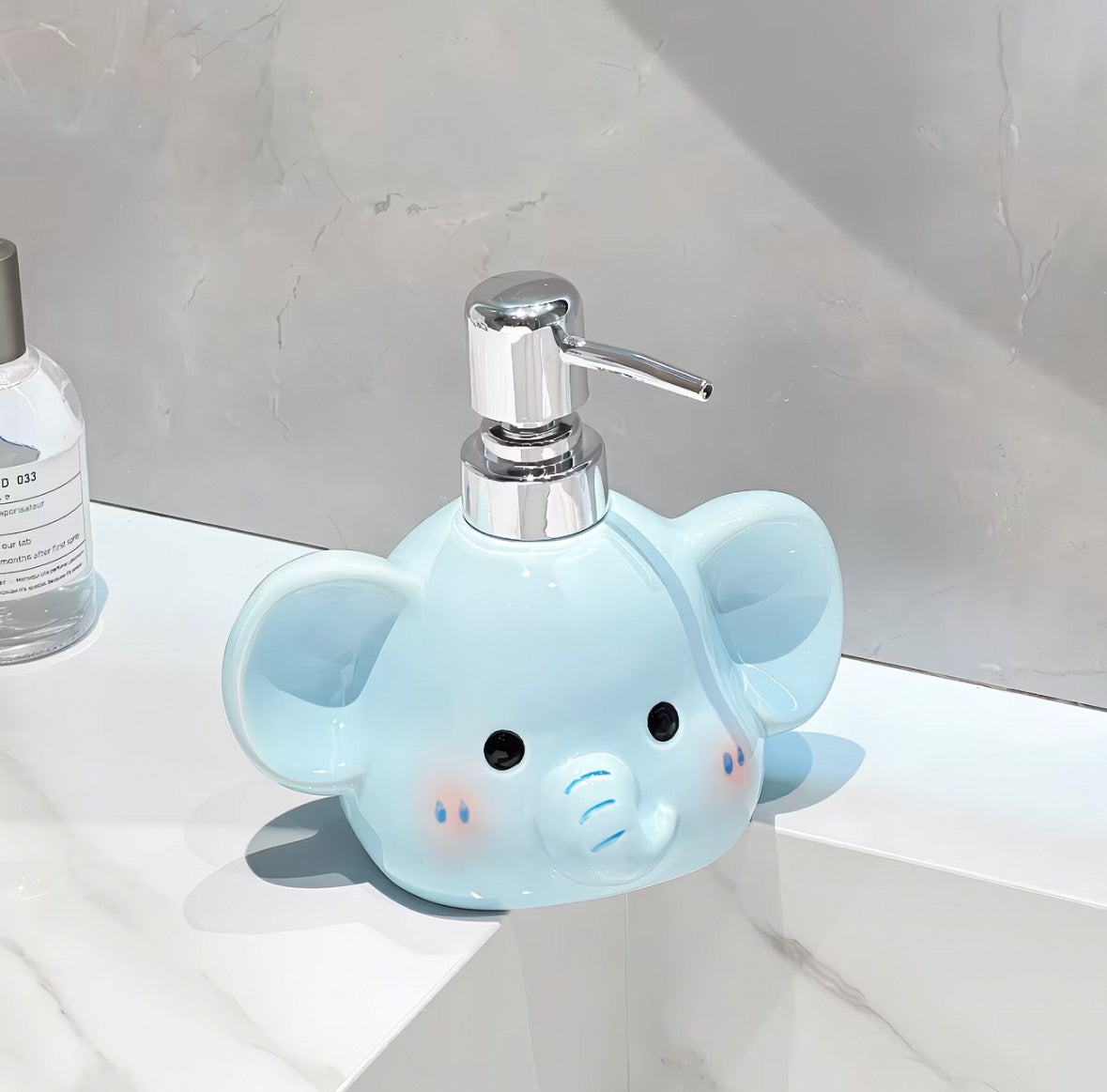 Creative Elephant Ceramic Dispenser Bottle