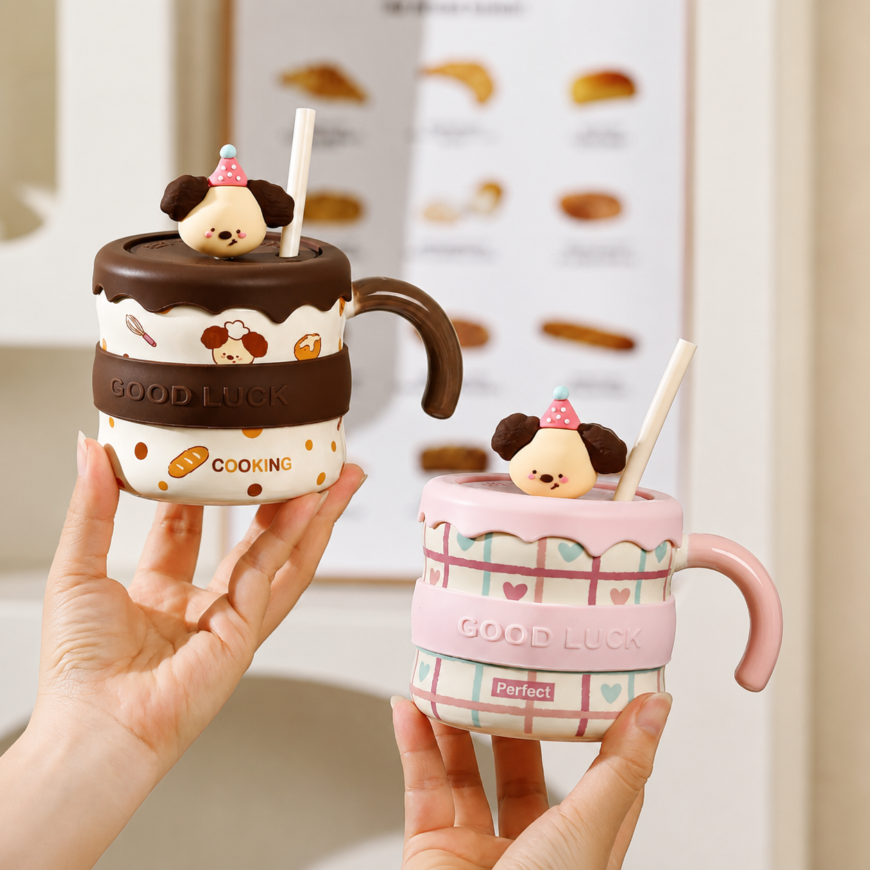 Cute Pet Straw Cup