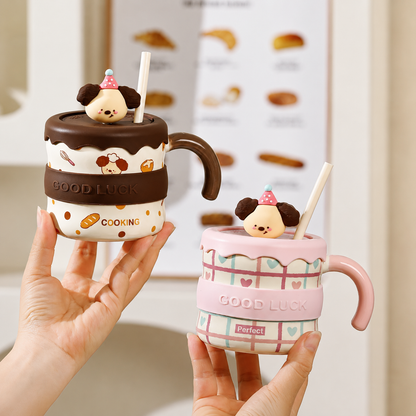 Cute Pet Straw Cup