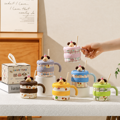 Cute Pet Straw Cup
