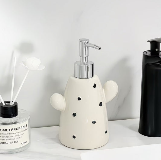 Minimalist Cactus Ceramic Soap Dispenser