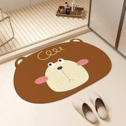 Cartoon Absorbent Bathroom Mat