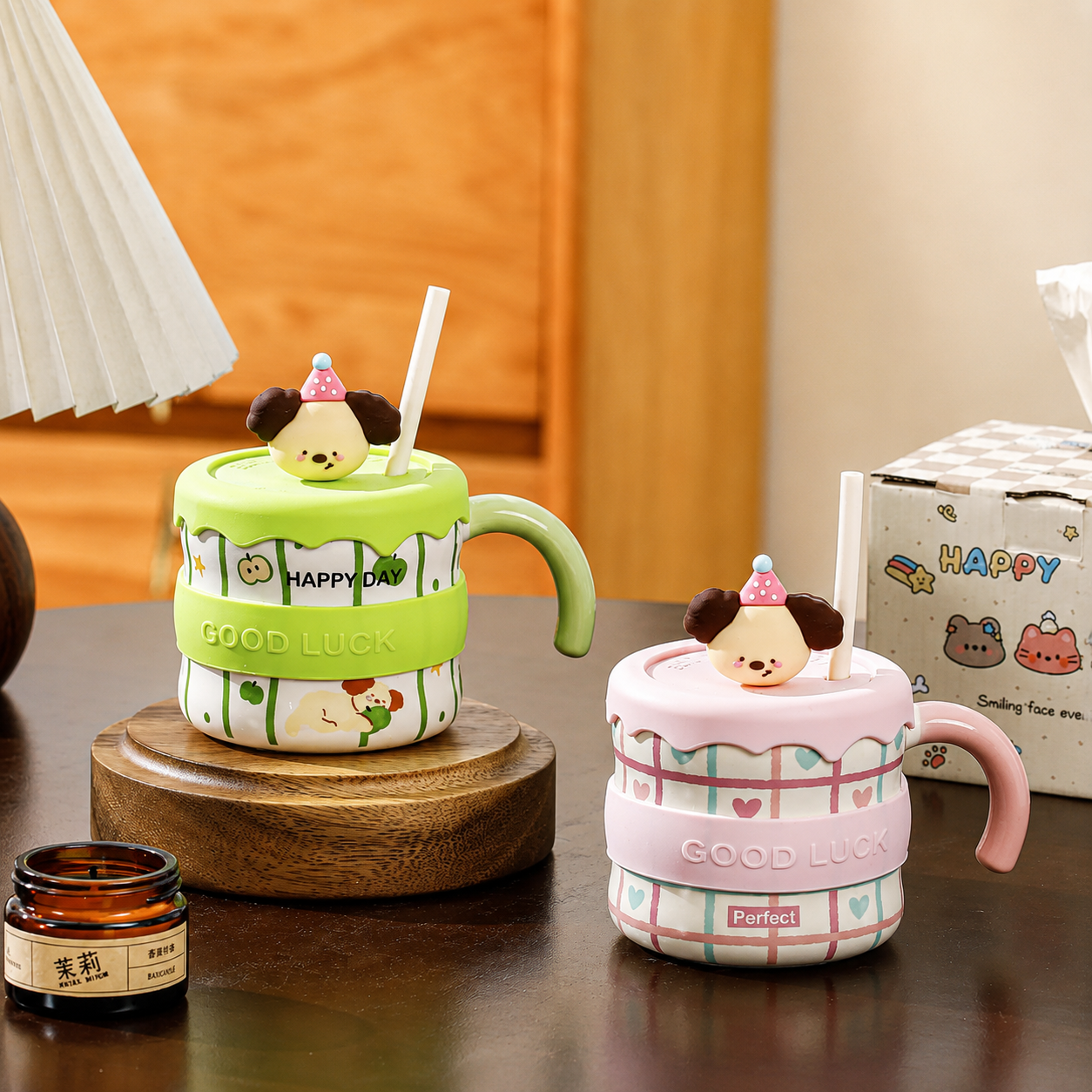 Cute Pet Straw Cup