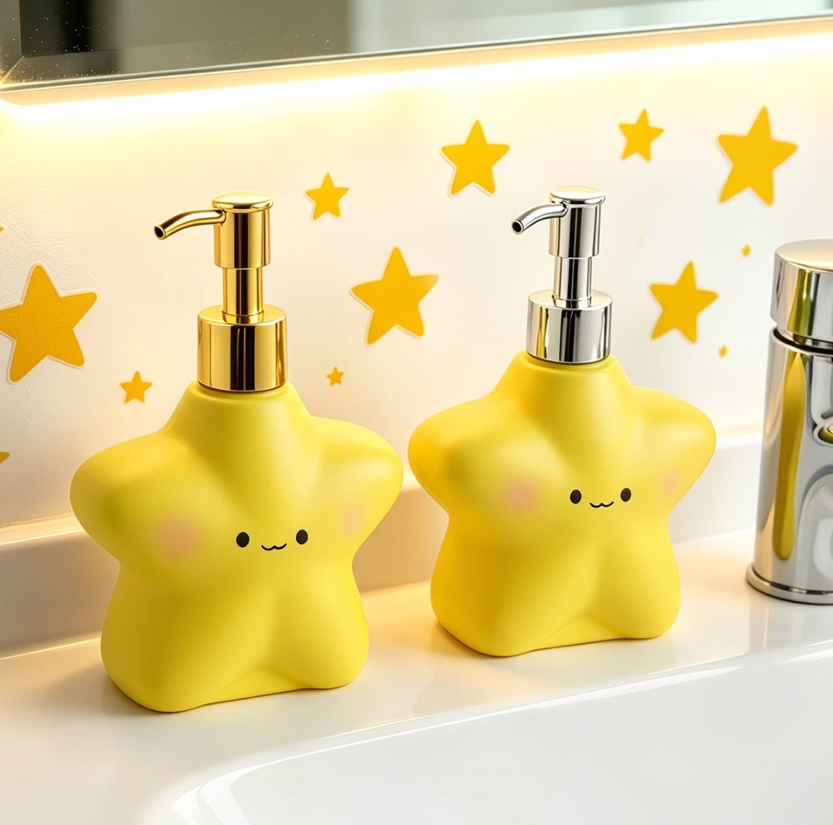 Star Ceramic Dispenser Bottle