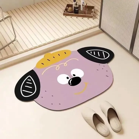 Cartoon Absorbent Bathroom Mat