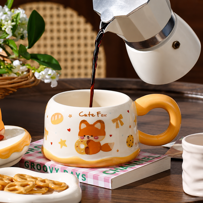 Cute Ceramic Mug Gift Set