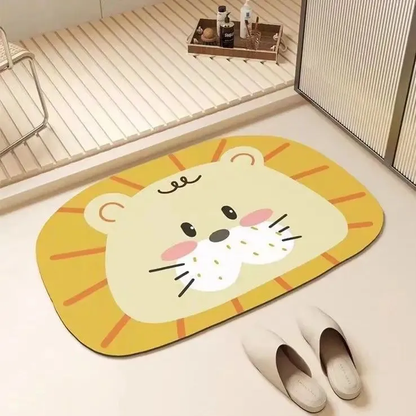 Cartoon Absorbent Bathroom Mat
