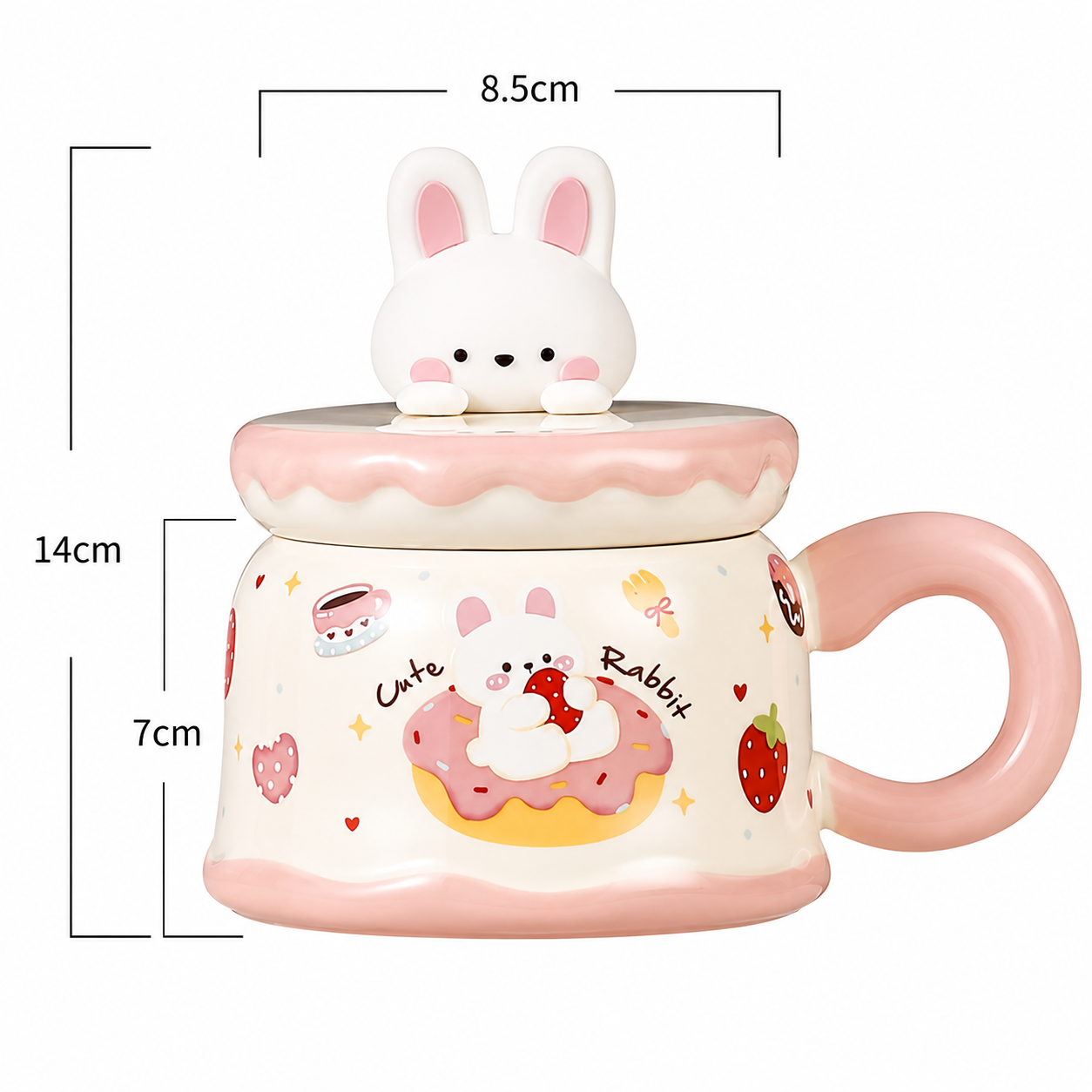 Cute Ceramic Mug Gift Set