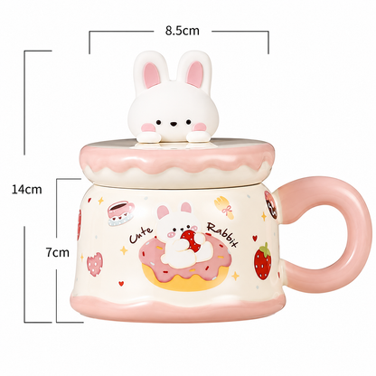 Cute Ceramic Mug Gift Set
