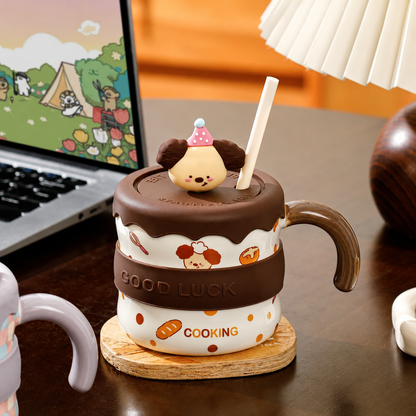 Cute Pet Straw Cup