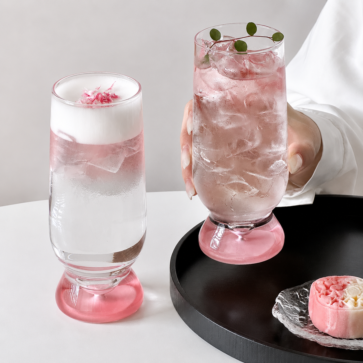 Pink Mountain Glass