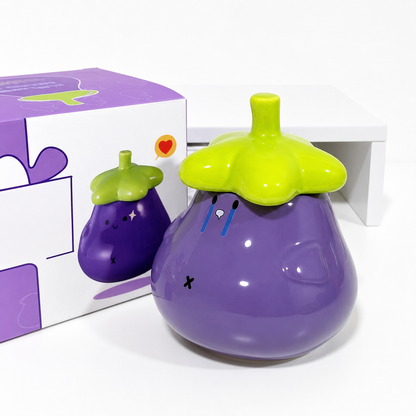 Eggplant Mug Gift Set