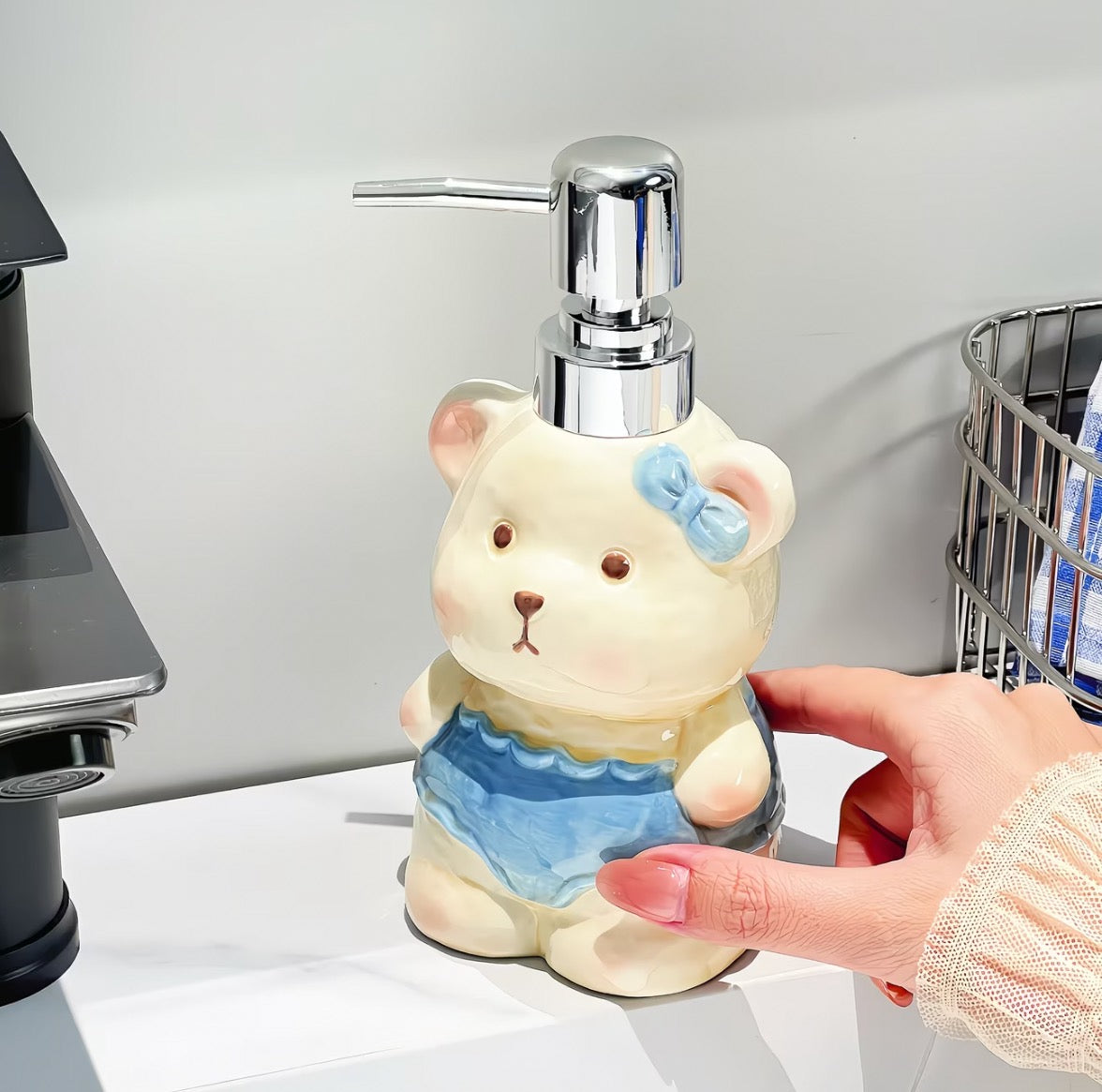 Butter Bear Ceramic Dispenser Bottle
