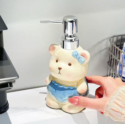 Butter Bear Ceramic Dispenser Bottle