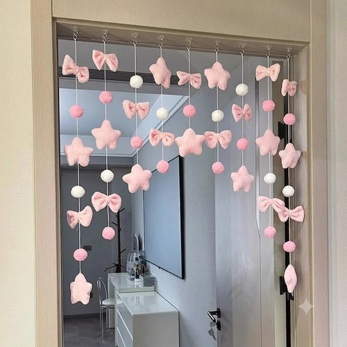 No-Drill Decorative Door Curtain