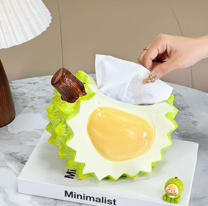 Durian Ceramic Tissue Box