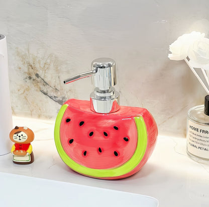 Creative Watermelon Ceramic Dispenser Bottle