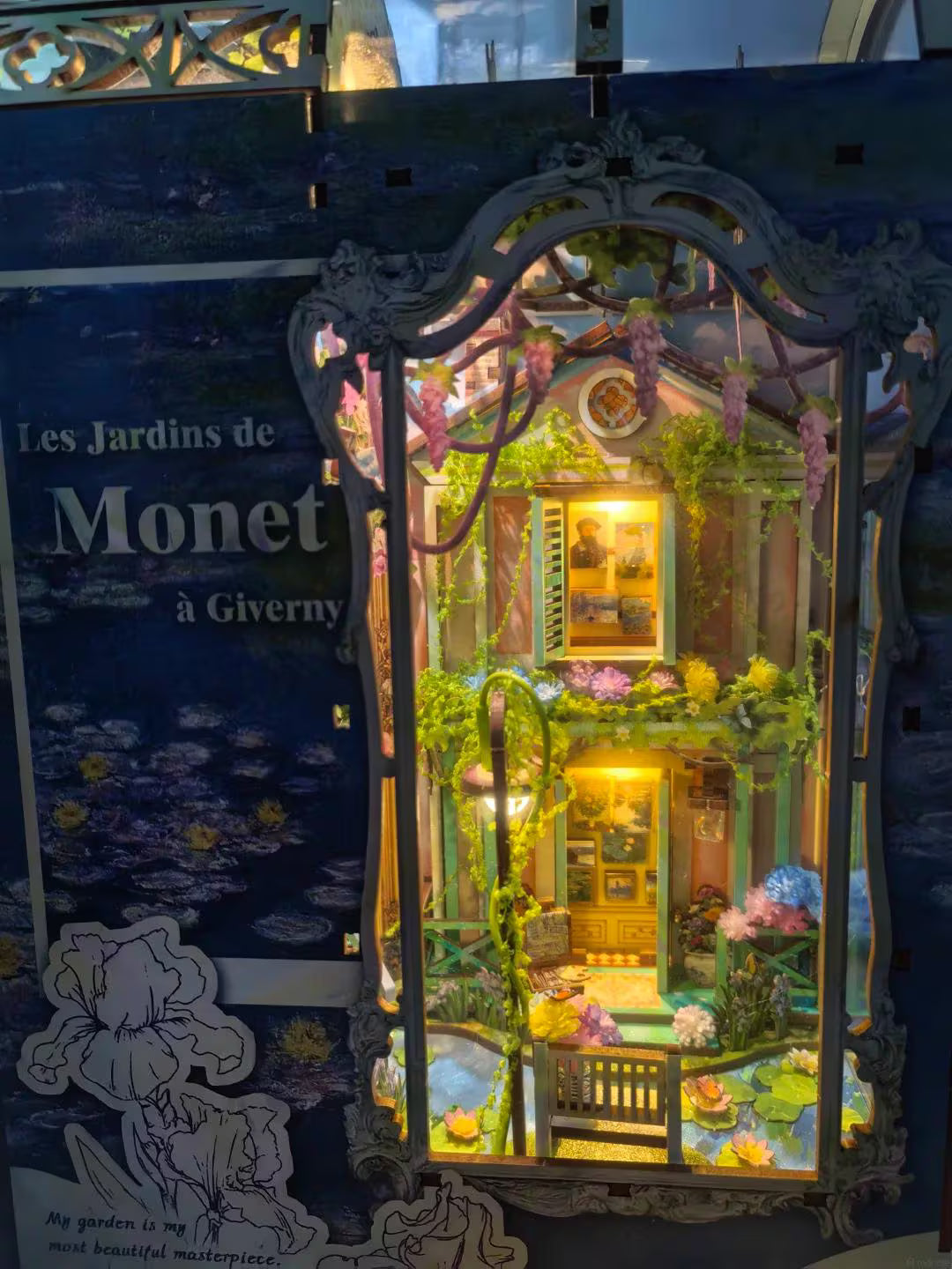 DIY Monet Garden Book Nook Kit