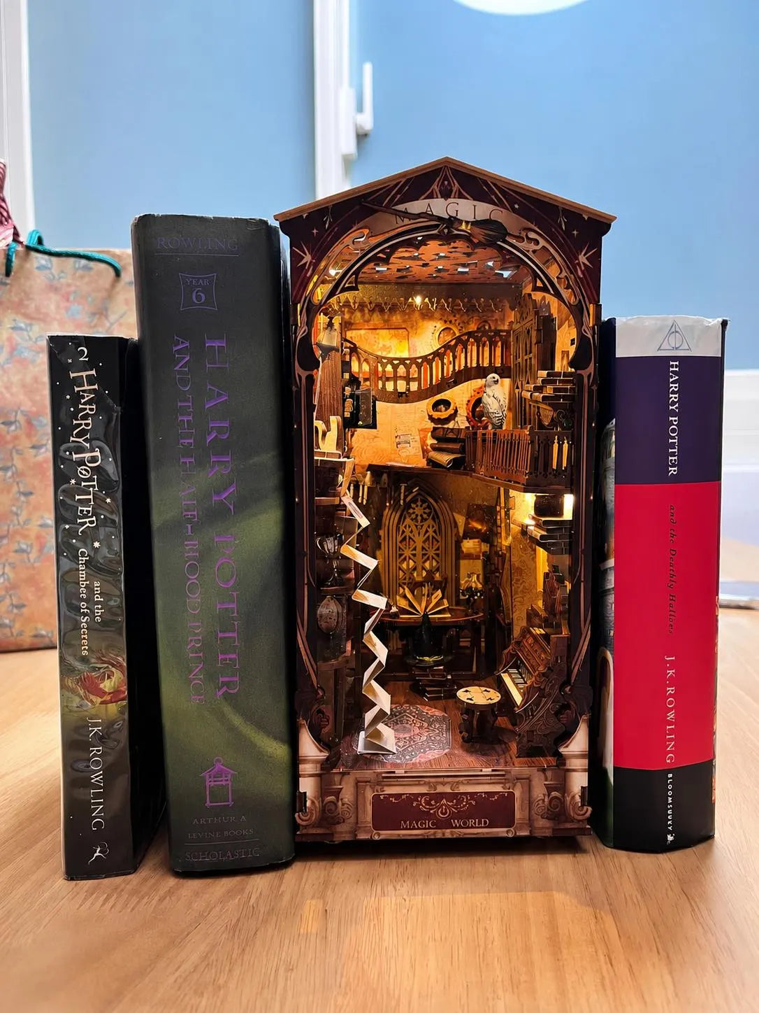 DIY Magic World Library Book Nook Kit