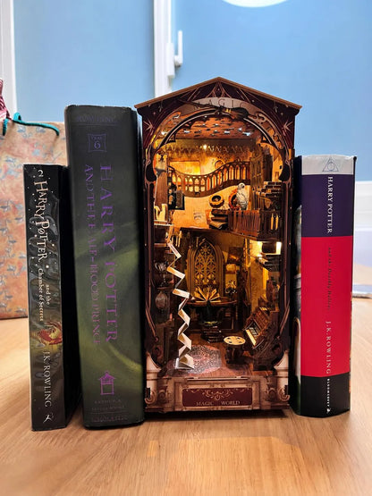 DIY Magic World Library Book Nook Kit