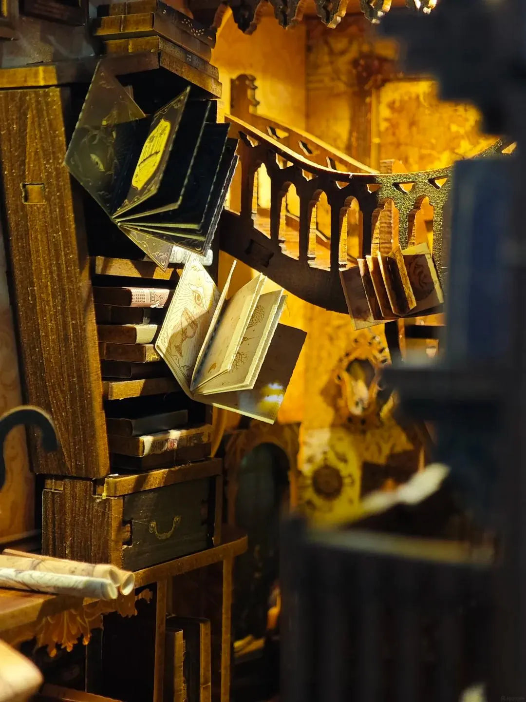 DIY Magic World Library Book Nook Kit