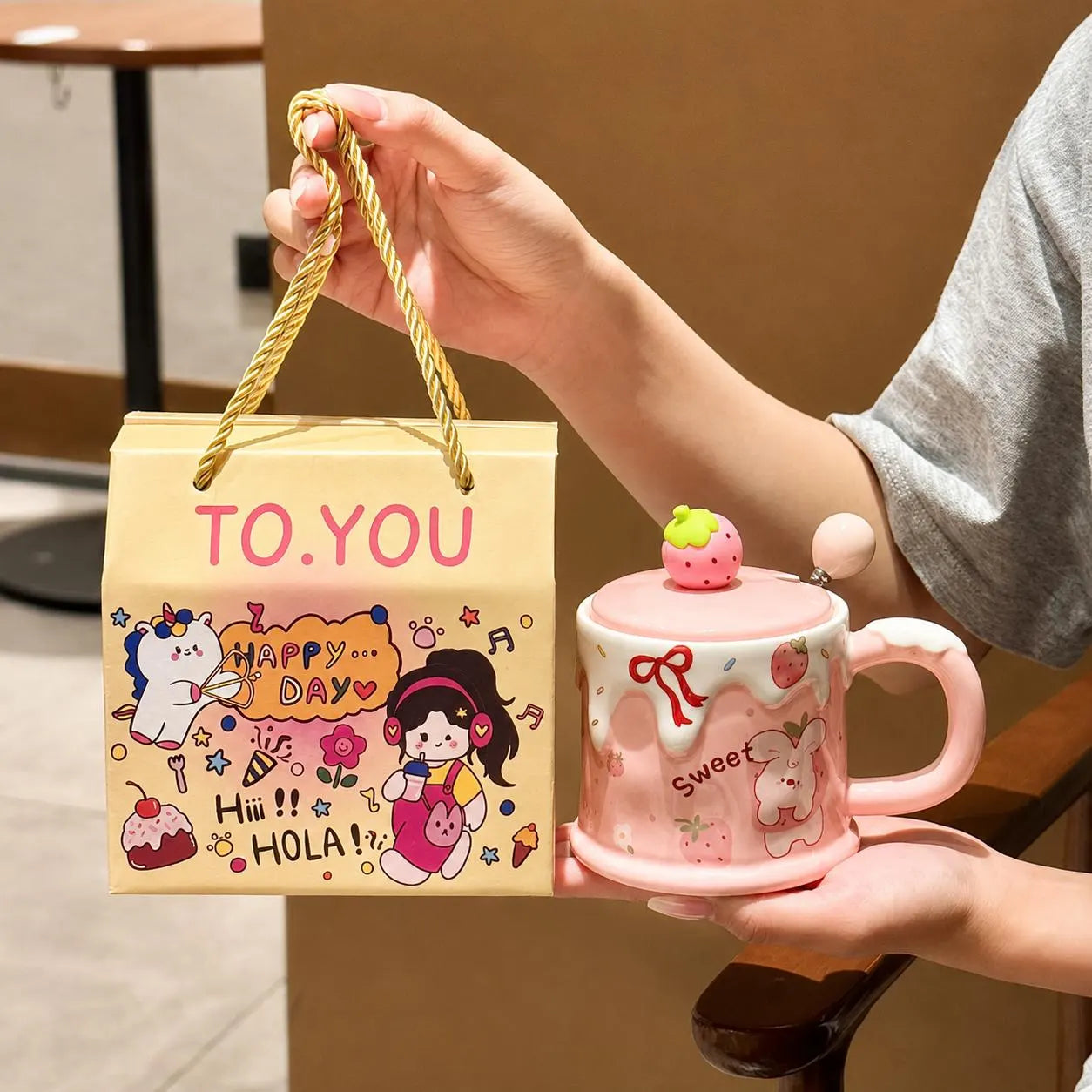 Strawberry Ceramic Mug