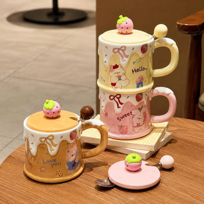 Strawberry Ceramic Mug