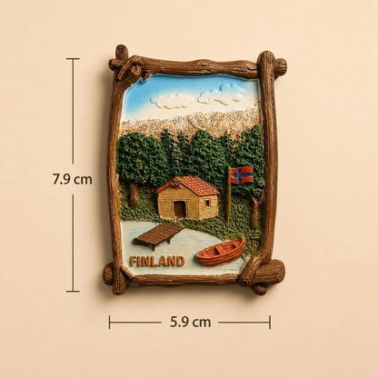 Finland 3D Fridge Magnet