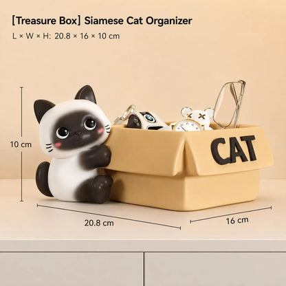 Siamese Cat Organizer Tray