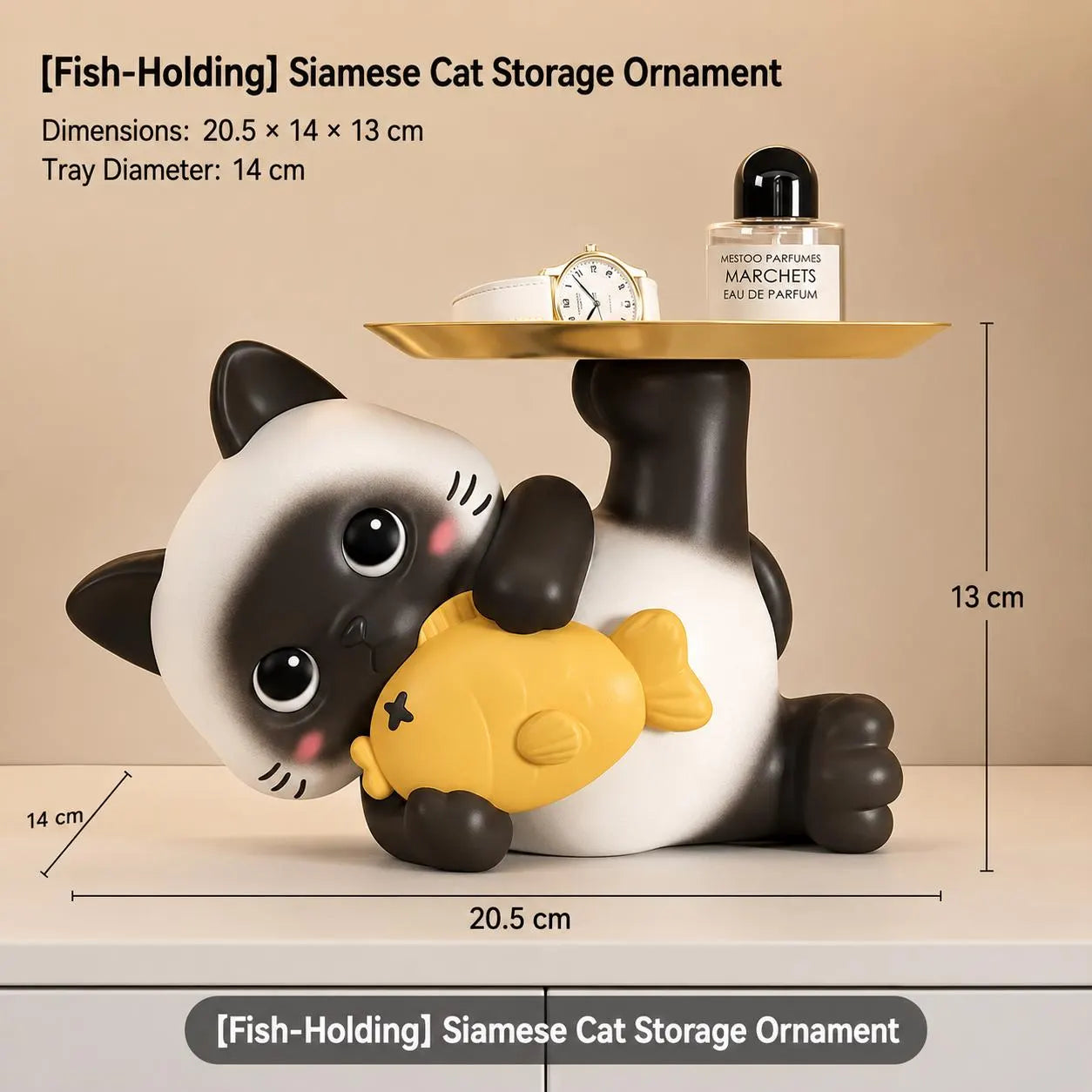 Siamese Cat Organizer Tray
