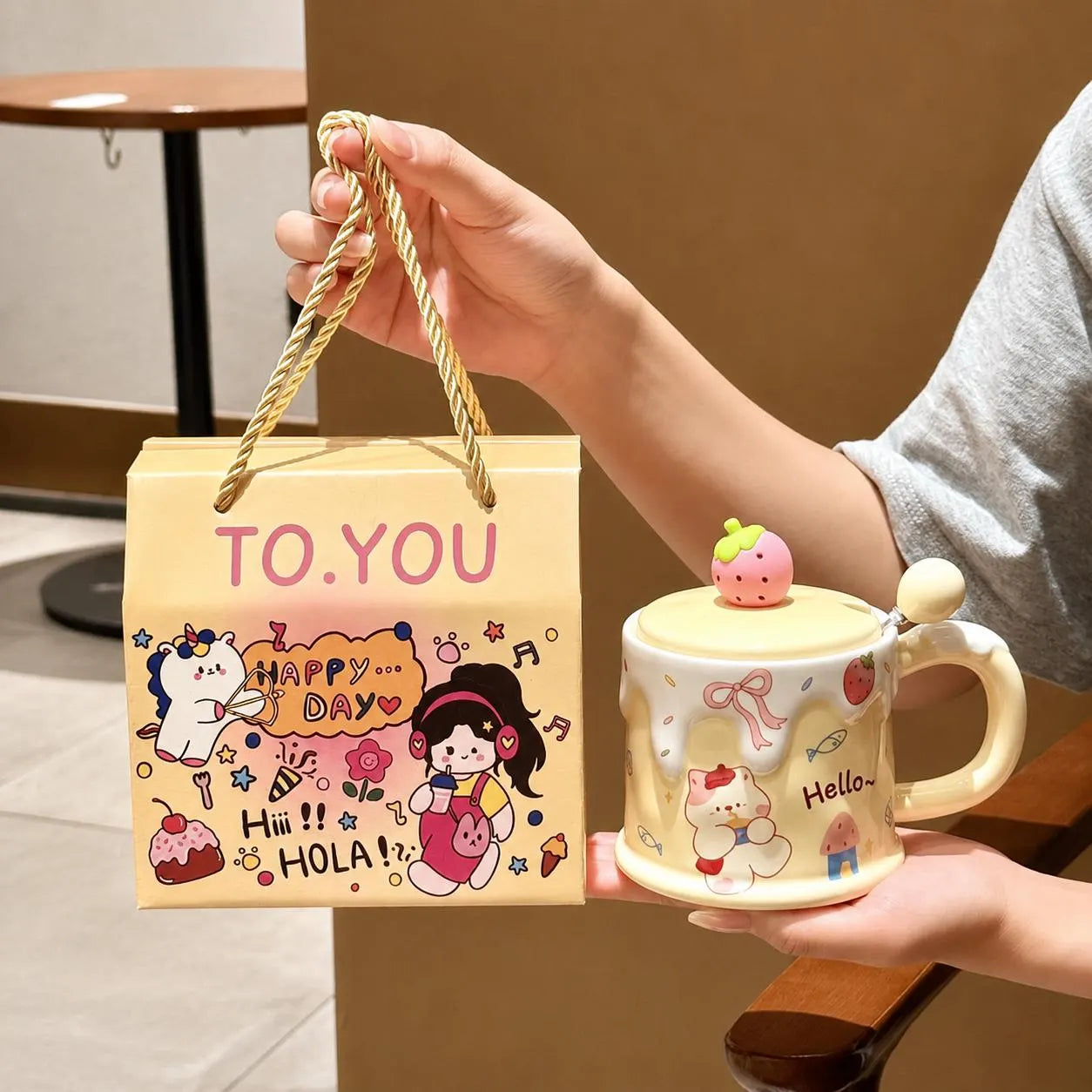 Strawberry Ceramic Mug