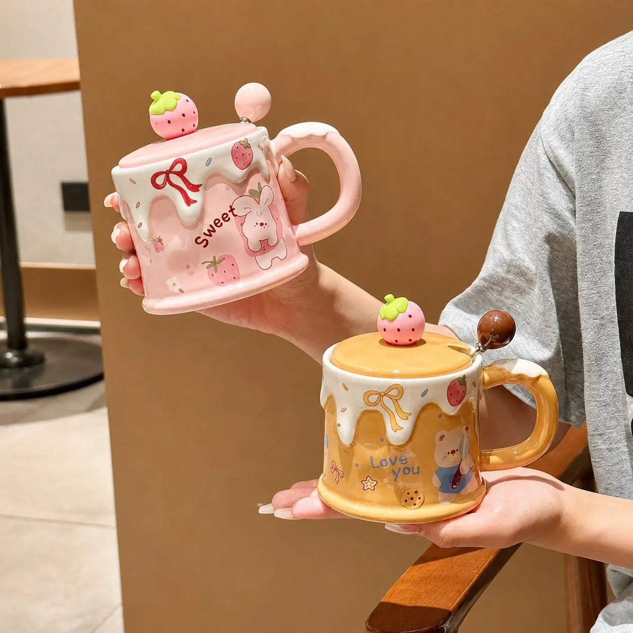 Strawberry Ceramic Mug