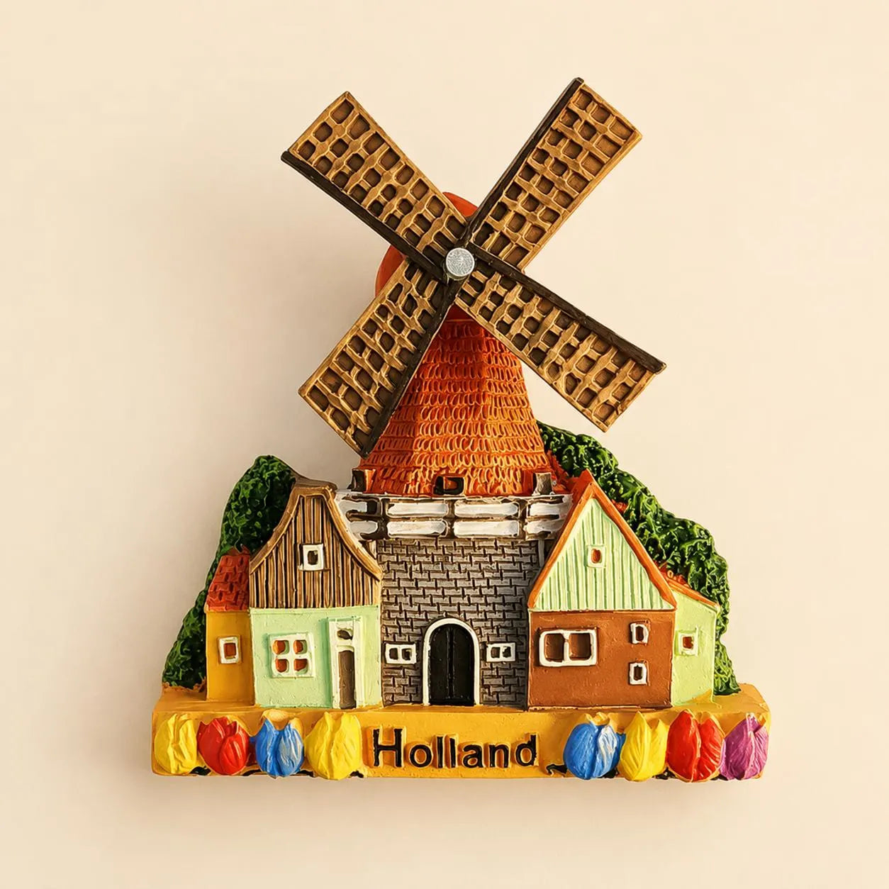 Netherlands Windmill 3D Fridge Magnet
