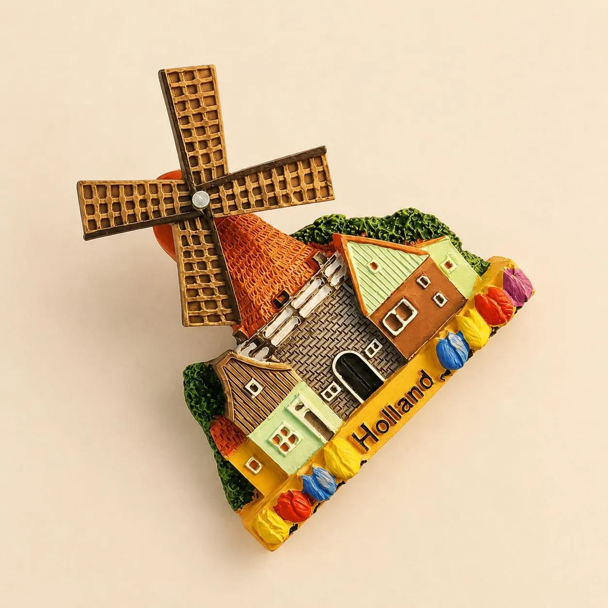 Netherlands Windmill 3D Fridge Magnet