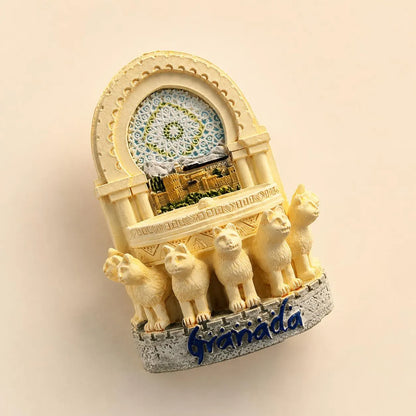 Granada Alhambra 3D Fridge Magnet