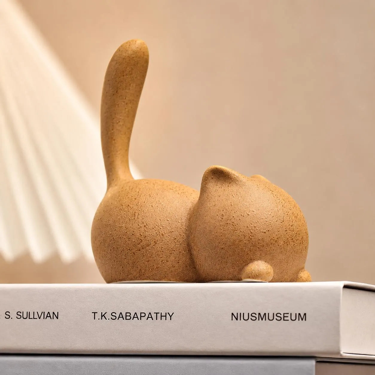 Set of 3 Ceramic Cat Figurines