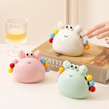 Ceramic Crab Fruit Fork Set